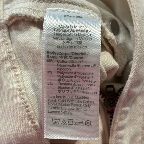 Madewell Mid Rise Kick Out Jeans Ivory Size 32 - Picture 7 of 7